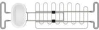 Kohler K-5473-CHR Multi-Purpose Over-The-Sink Drying Rack, Caddy with Kitchen Towel Bar Holder, Soaking Cup. Expandable 14.6" to 17.6", 17.625 x 5 x 5.25, Charcoal