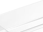 Staples Side‑Load Stackable Plastic Letter Tray, Clear – Desktop Paper Organizer for Office Files & Documents