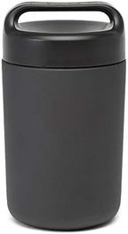 Goodful Stainless Steel Food Jar, Vacuum Sealed | Double Wall | Carry Handle Lid | Gray | 16 Ounces, Pack of 6