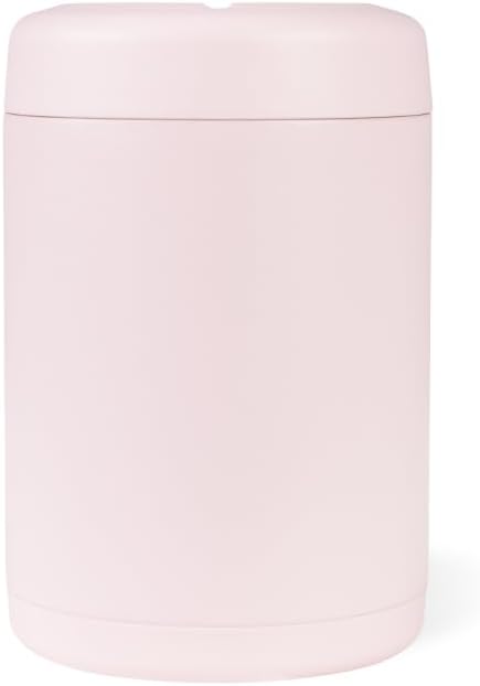 HydroJug Standard Can Cooler - 2-in-1 Insulated Can Cooler Cup - Stainless Steel Can Holder with Non-Slip Rubber Base - Screw-Top Lid - Dishwasher Safe - 12oz, Pink Sand