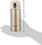 Zojirushi SM-KHE36NL Stainless Steel Mug, 12-Ounce, Champagne Gold