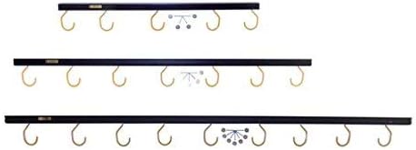 50" Adjustable Overhead Garage Ceiling Storage Track/Bike Rack With Hooks that Slide and Rotate, 50 Lbs. per Hook.