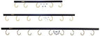 Adjustable Overhead Garage Ceiling Storage Track With Hooks that Slide and Rotate, 50 Lbs. per Hook. (98") SOLD ONLY IN QTY. OF 4