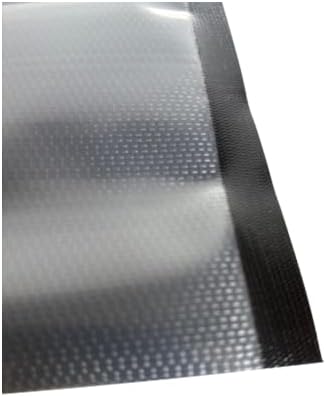 Large Clear and black vacuum sealer bags, 15 x 20, 3.5 mil, Airtight and Smell Resistant, for Shipping, Bulk Storing, Sous Vide Cooking, Freezing, or Long-Term Food Storage, 100 Count