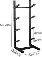 Snowboard Storage Rack,Floor-Standing ski Storage Rack, Home Gym Storage Rack, Sample Board Display Rack, Exercise mat Storage Rack (Black 35x25x84 cm/14x10x33 in)