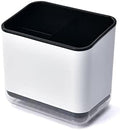 Utensil Holder Cutlery Drainer Sink Caddy, Chopsticks Holder Spoon Chopsticks Fork Drain Rack Basket Storage Holder Organizer Compartment Box (Black)