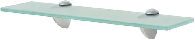 Floating Shelves 2 pcs,Bathroom Shelves,Decor Shelf,Display Shelf,Cloud Shelf,Square Wall Shelf,Easy to Assemble,for Bathroom, Living Room, Bedroom, Kitchen,Glass 15.7"x3.9" 0.3"