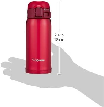 Zojirushi SM-SE36RZ Stainless Steel Vacuum Insulated Mug, 12-Ounce, Garnet Red