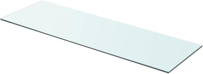 Shelf Panel,Bathroom Shelves,Decor Shelf,Display Shelf,Cloud Shelf,Shelves for Bedroom,Square Wall Shelf,for Bathroom, Living Room, Bedroom, Kitchen, Glass Clear 31.5"x9.8"