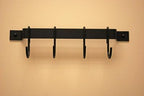 12" Black Utensil Rack