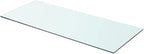 Shelf Panel,Bathroom Shelves,Decor Shelf,Display Shelf,Cloud Shelf,Shelves for Bedroom,Square Wall Shelf,for Bathroom, Living Room, Bedroom, Kitchen, Glass Clear 27.6"x11.8"