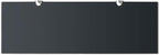 Glass Shelves Set of 2, Floating Shelves for Bathroom, 23.6 Inch Tempered Safety Glass 3/10 Inch Thick, Zinc Alloy Clip Bracket, Storage Shelves for Bathroom, Living Room and Hallway Black