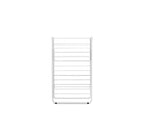 Brabantia HangOn Clothes Drying Rack | 82ft (25m) | White | Large Indoor Clothes Airer Laundry Stand with 2 Fold-Out Wings & Hanger Hooks, Folds Flat | Fits 2 Full Loads