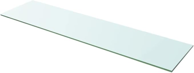 Shelf Panel Glass,Bathroom Shelves,Decor Shelf,Display Shelf,Cloud Shelf,Shelves for Bedroom,Square Wall Shelf,for Bathroom, Living Room, Bedroom, Kitchen, Clear 39.4"x9.8"