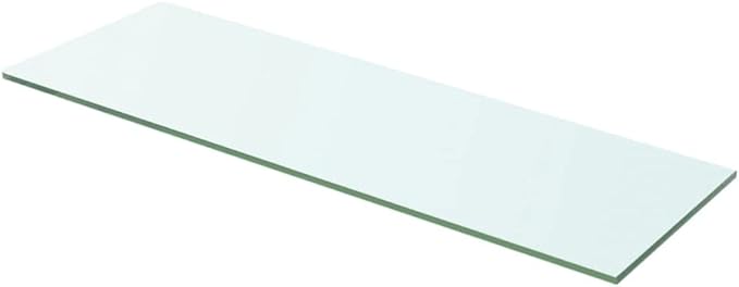 Shelf Panel Glass,Bathroom Shelves,Decor Shelf,Display Shelf,Cloud Shelf,Shelves for Bedroom,Square Wall Shelf,for Bathroom, Living Room, Bedroom, Kitchen, Clear 23.6"x5.9"