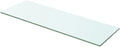 Shelf Panel Glass,Bathroom Shelves,Decor Shelf,Display Shelf,Cloud Shelf,Shelves for Bedroom,Square Wall Shelf,for Bathroom, Living Room, Bedroom, Kitchen, Clear 23.6"x5.9"