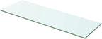 Shelf Panel Glass,Bathroom Shelves,Decor Shelf,Display Shelf,Cloud Shelf,Shelves for Bedroom,Square Wall Shelf,for Bathroom, Living Room, Bedroom, Kitchen, Clear 23.6"x5.9"