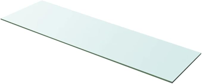 Shelf Panel Glass,Bathroom Shelves,Decor Shelf,Display Shelf,Cloud Shelf,Shelves for Bedroom,Square Wall Shelf,for Bathroom, Living Room, Bedroom, Kitchen, Clear 39.4"x11.8"