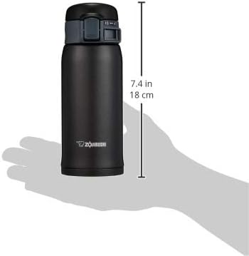 Zojirushi SM-SE36BZ Stainless Steel Vacuum Insulated Mug, 12-Ounce, Matte Black