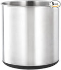 OKT Kitchen Utensil Holder,7.2″Large Stainless Steel Utensil Crock with Non Slip sillicone Bottom Design
