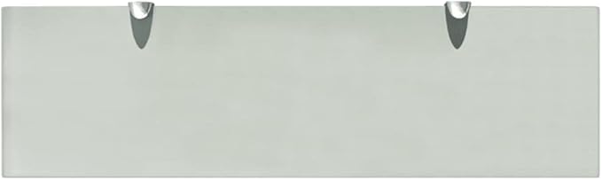 vidaXL Floating Shelf Frosted Tempered Glass Wall mounting