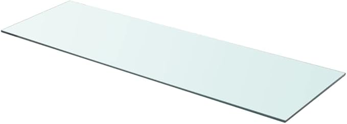 Shelf Panel Glass,Bathroom Shelves,Decor Shelf,Display Shelf,Cloud Shelf,Shelves for Bedroom,Square Wall Shelf,for Bathroom, Living Room, Bedroom, Kitchen, Clear 35.4"x11.8"