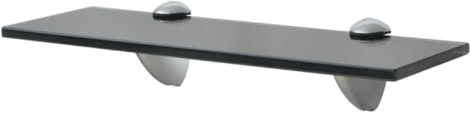 Floating Shelves 2 pcs,Bathroom Shelves,Decor Shelf,Display Shelf,Cloud Shelf,Square Wall Shelf,Easy to Assemble,for Bathroom, Living Room, Bedroom, Kitchen,Glass 11.8"x3.9" 0.3"