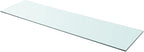 Shelf Panel Glass,Bathroom Shelves,Decor Shelf,Display Shelf,Cloud Shelf,Shelves for Bedroom,Square Wall Shelf,for Bathroom, Living Room, Bedroom, Kitchen, Clear 43.3"x11.8"
