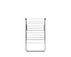 Brabantia HangOn Clothes Drying Rack | 67ft (20m) | Metallic Gray | Large Indoor Clothes Airer Laundry Stand with 2 Fold-Out Wings & Hanger Hooks, Folds Flat | Fits 2 Full Loads