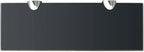 Floating Shelf,Bathroom Shelves,Decor Shelf,Display Shelf,Cloud Shelf,Square Wall Shelf,Easy to Assemble,for Bathroom, Living Room, Bedroom, Kitchen,Glass 11.8"x3.9" 0.3"