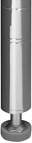 Akro-Mils AWP54UPRIGHT 54-Inch NSF Certified Industrial Grade Chrome Wire Shelf System Upright Leg Post Poles, (4 Pack)
