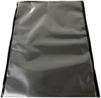 Large Clear and black vacuum sealer bags, 15 x 20, 3.5 mil, Airtight and Smell Resistant, for Shipping, Bulk Storing, Sous Vide Cooking, Freezing, or Long-Term Food Storage, 100 Count