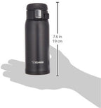 Zojirushi SM-SA36BA Stainless Steel Mug, 12-Ounce, Black