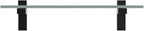 KES Glass Shelves for Bathroom 2 Pack, 16 Inch Tempered Glass Floating Shelves Wall Mount Matte Black, BGS3201S40-BK-P2