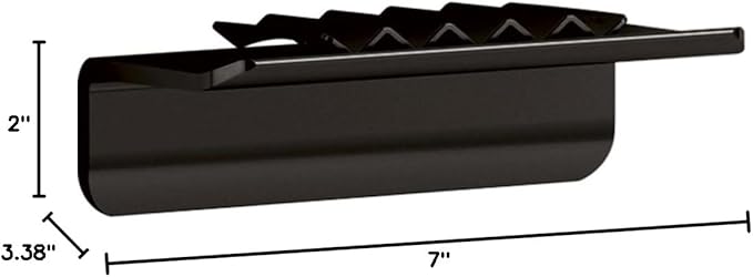 KOHLER K-97621-ABZ Choreograph Floating Shower Shelf, Anodized Dark Bronze, 7"