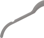 Amazon Basics Non-Slip Shirt Clothes Hangers Velvet, Space-Saving Slim, Sturdy, Pack of 100, Gray/Silver