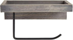 Farmhouse Bathroom Collection - Toilet Tissue Holder Gray