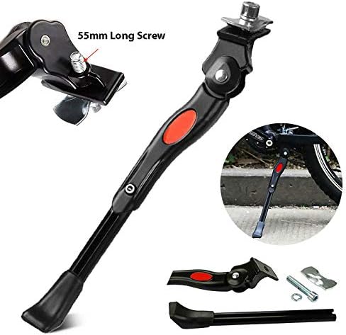 Bike Kickstand Aluminum Adjustable Bicycle Cycling Center Bracket Stand for Bike 24" 26" 27.5" 29"