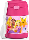 THERMOS FUNTAINER Insulated Food Jar – 10 Ounce – Kid Friendly Food Jar with Foldable Spoon, Princesses