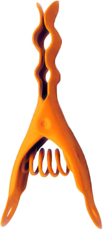 Extreme Clothespins | Saffron Orange | Solid 304 Stainless Steel | 20 Pack | Heavy Duty | Colorful | Laundry Pin | Clothes Pin | Chip Clip | Lifetime Product | No Plastic Parts | Made in Italy