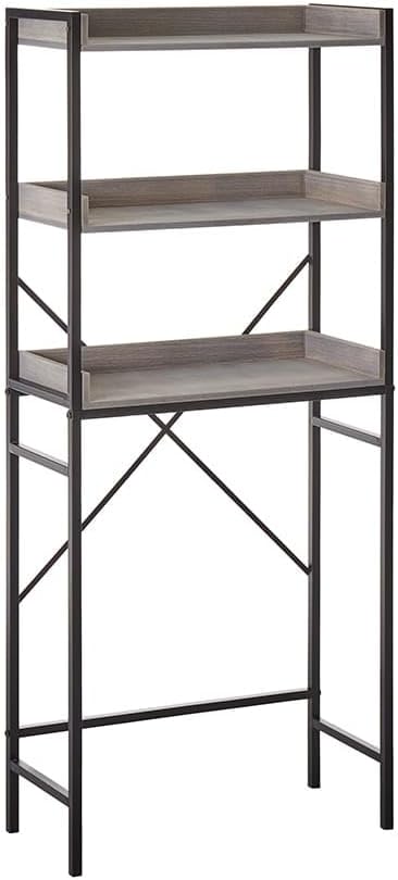 Farmhouse Bathroom Collection - Over Toilet Tower Gray