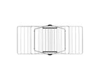Brabantia HangOn Clothes Drying Rack | 67ft (20m) | Metallic Gray | Large Indoor Clothes Airer Laundry Stand with 2 Fold-Out Wings & Hanger Hooks, Folds Flat | Fits 2 Full Loads