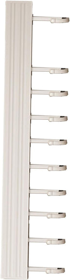 ZJchao Space Aluminum Kitchen Utensils Hanger Rack Organizer White (10 Hooks 50cm)