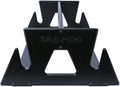 TRAPSKI Mobile Racing and XC Ski Rack Marine Grade HDPE Plastic | UV Protected | Premium Strap Included | 3 Year Warranty | Made in The USA | Veteran Owned Business (Black, Double)