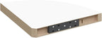 Floating Corner Shelf for Wall, White Honeycomb MDF Corner Shelves with Invisible Mounting, 13.8x13.8x1.5 Inch Display Shelf for Bathroom Bedroom Decor, Holds 11 lbs for Books Plants Photos