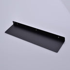 TRUSTMI Wall Mounted Bathroom Shelf, SUS 304 Stainless Steel Floating Storage Organizer, Kitchen Bedroom Flat Shelf, 20 inch by 4 inch, Matte Black