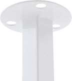 Hanging Wine Rack, 39in Heavy Duty Ceiling Mounted Wine Bottle & Glass Holder, 150lbs Load Capacity Storage Rack, for Bar, Kitchen, Restaurant, Cellar (White)