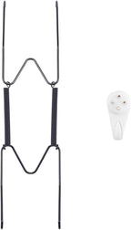 Bilillo Plate Hangers for The Wall, Suitable for 8''-10'' Decorative Plate,Invisible Heavy Duty Wire Plate Holder with Wall Hooks, Plate Hangers for Displaying Plates, Platter, Dish (Black)