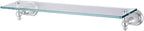 Kingston Brass BA7979C English Vintage Glass Shelf , Polished Chrome,20-1/2"