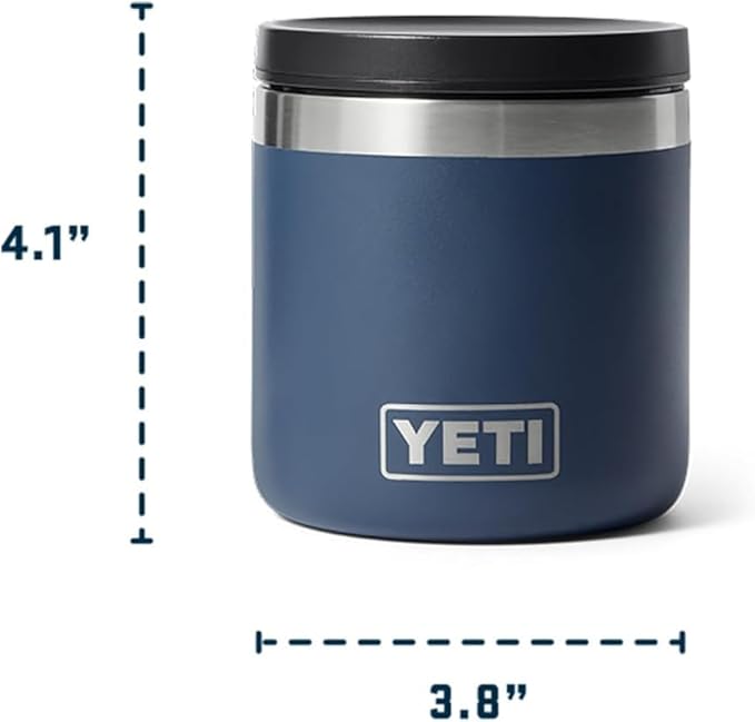 YETI Rambler 8 oz Food Jar, Vacuum Insulated, Stainless Steel, With Airtight Lid, Solar Flare
